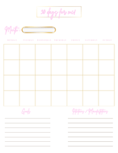 Load image into Gallery viewer, 30 Day Digital Planner for all your goals - Urban Queens Brand
