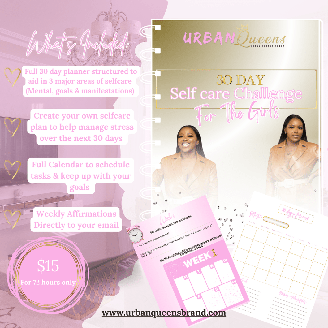 30 Day Digital Planner for all your goals - Urban Queens Brand